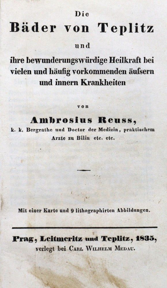 Große Abbildung Nr.2: 125-1512 Reuss,A.: (Medizin, Balneologie)