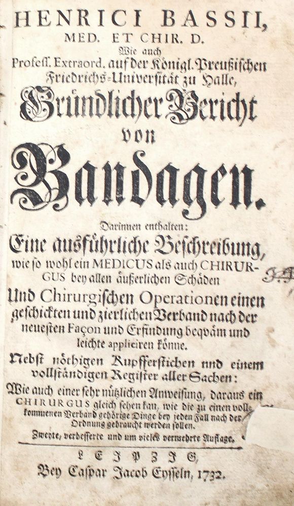 Große Abbildung Nr.1: 125-1515 Bass,H.: (Medizin)