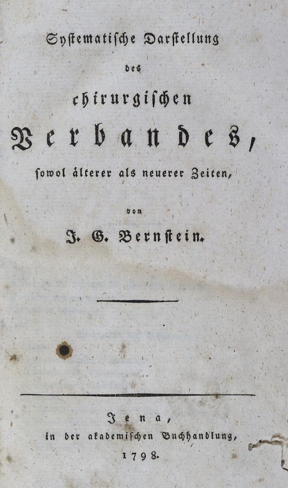 Große Abbildung Nr.1: 125-1520 Bernstein,J.G.: (Medizin)