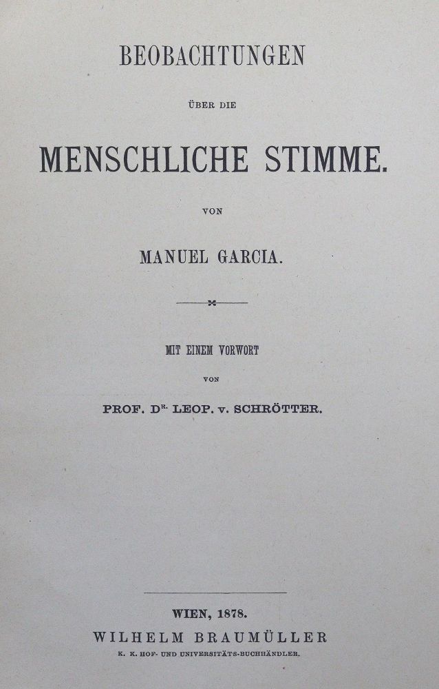 Große Abbildung Nr.1: 125-1547 Garcia,M.: (Medizin)