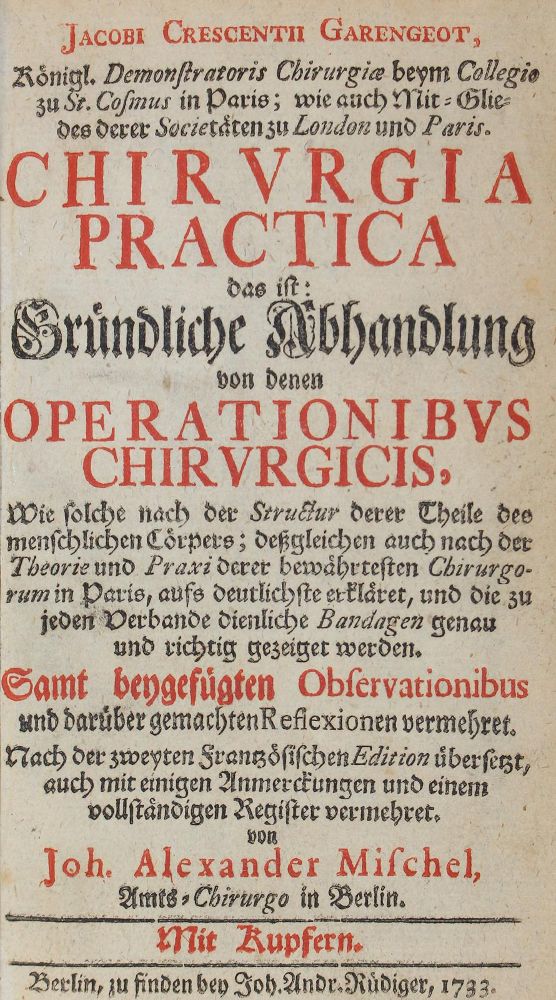 Große Abbildung Nr.2: 125-1548 Garengeot,J.C.: (Medizin)