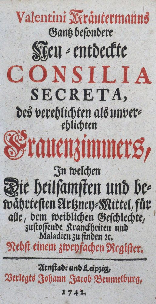 Große Abbildung Nr.1: 125-1554 Hellwig,C.v. (Pseud: V.Kräutermann).: (Medizin, Gynäkologie)