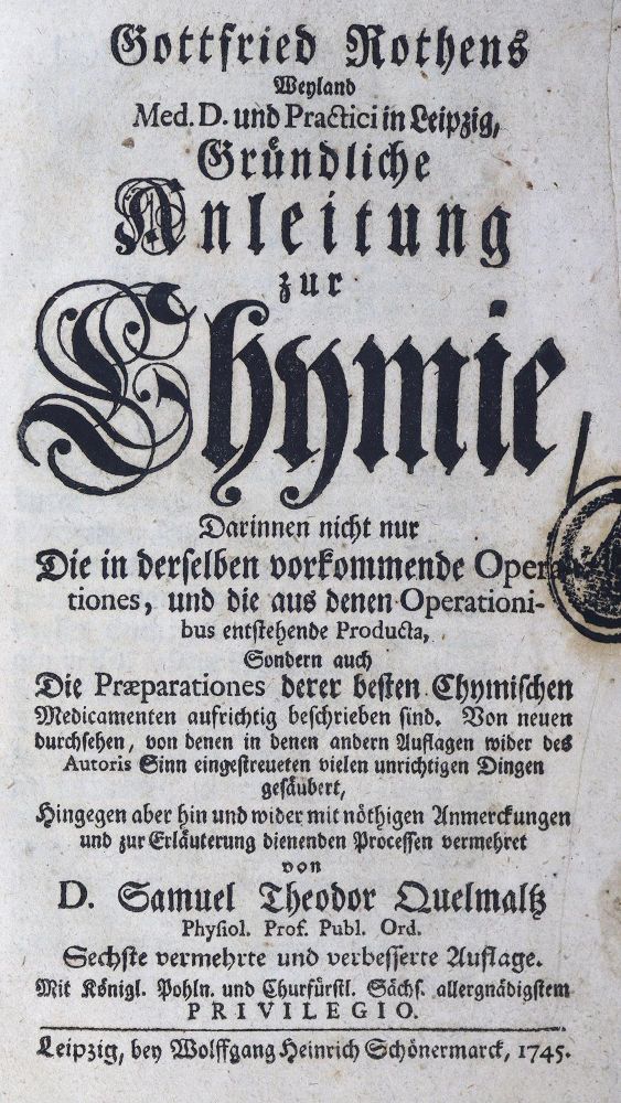 Große Abbildung Nr.1: 125-1588 Rothe,G.: (Medizin, Pharmazie)
