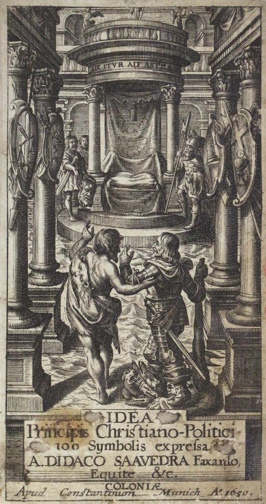 Große Abbildung Nr.1: 125-159 Saavedra,A.D.: (Emblemata)