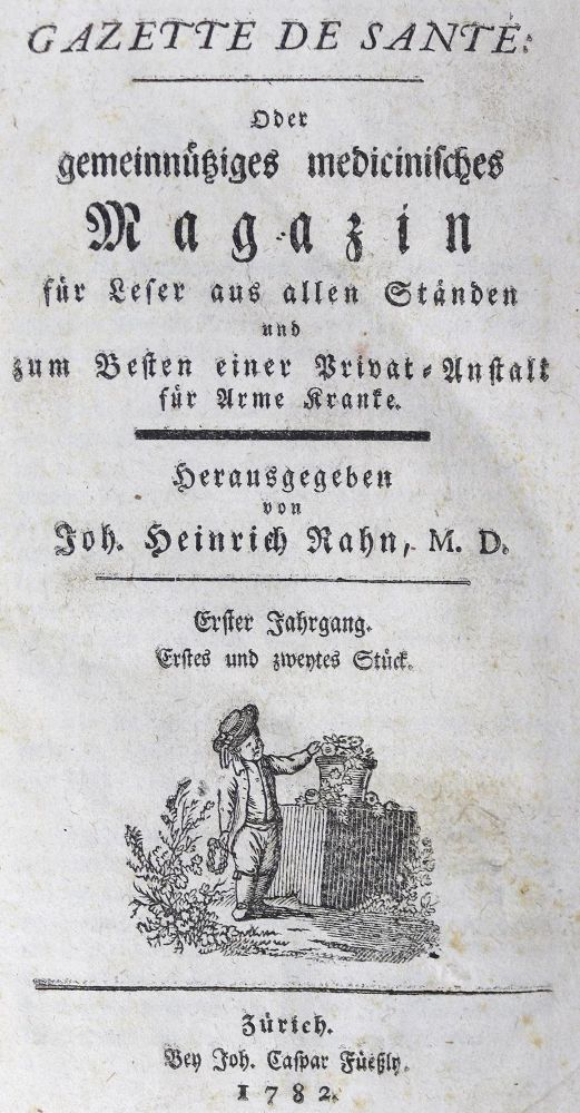Große Abbildung Nr.1: 125-1607 Rahn,J.H. (Hrsg.).: (Medizin)