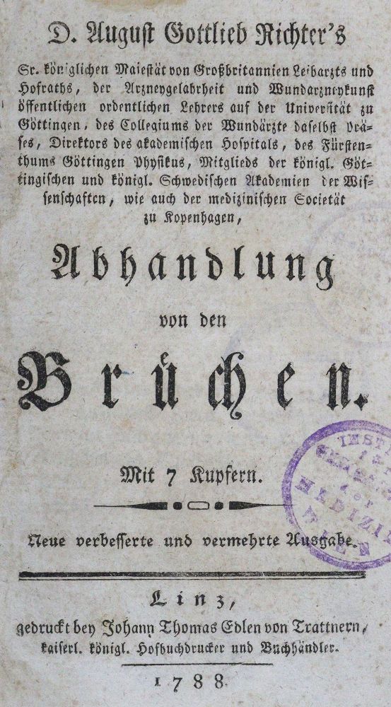 Große Abbildung Nr.1: 125-1609 Richter,A.G.: (Medizin)
