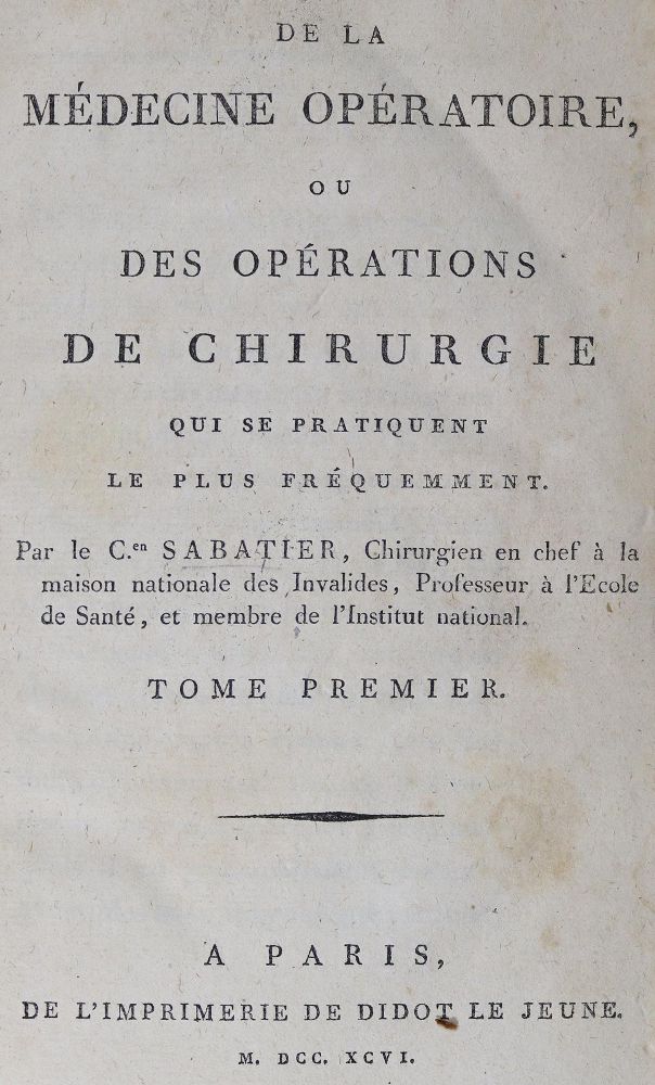 Große Abbildung Nr.2: 125-1612 Sabatier,(R.).: (Medizin)