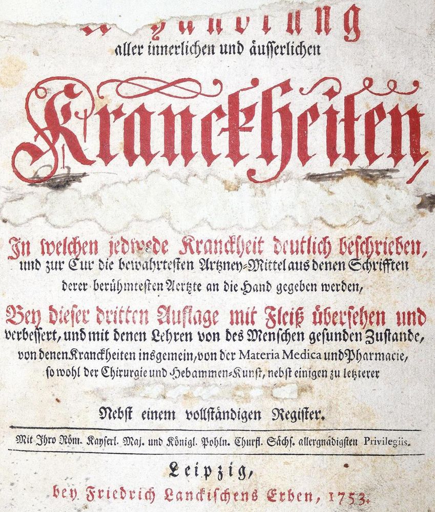 Große Abbildung Nr.1: 125-1629 Woyt,J.J.: (Medizin)