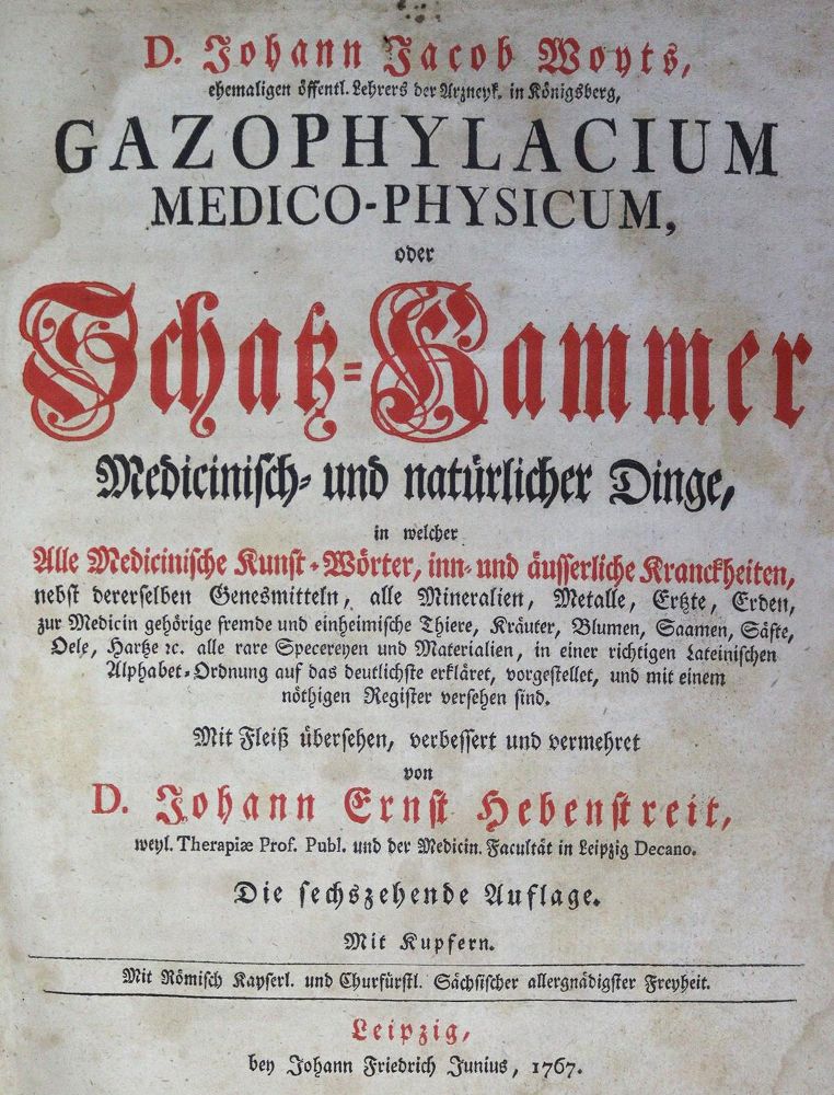 Große Abbildung Nr.2: 125-1631 Woyt,J.J.: (Medizin)
