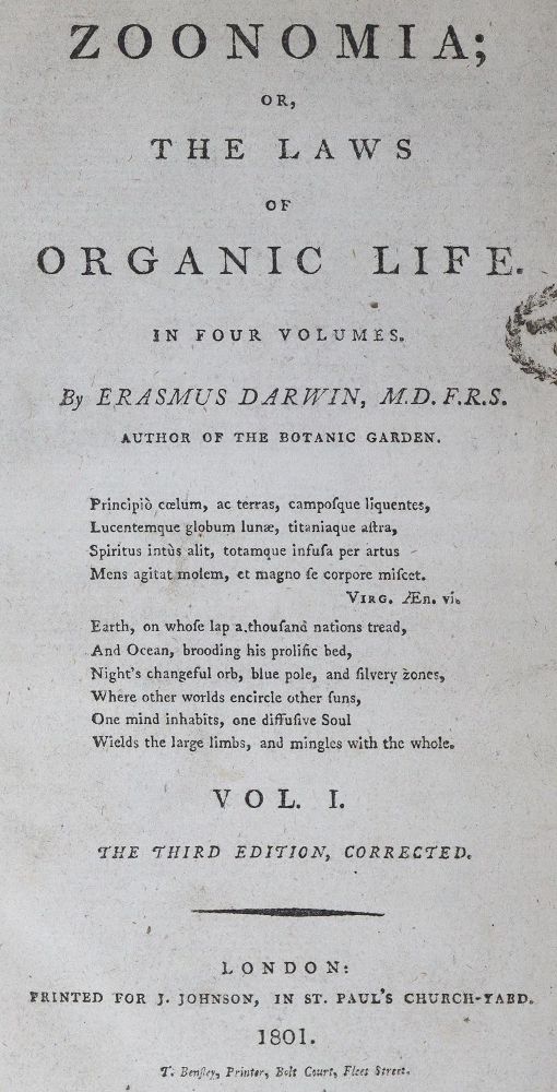 Große Abbildung Nr.1: 125-1639 Darwin,E.: (Zoologie)