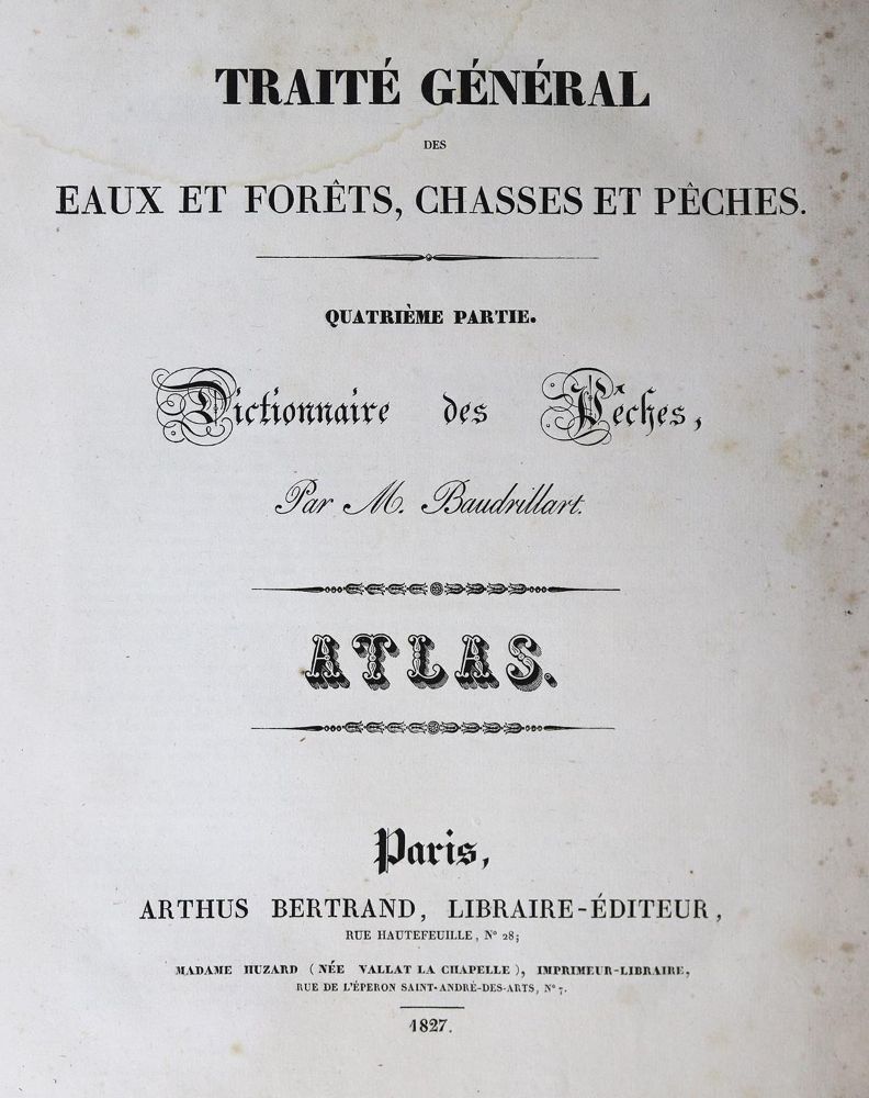 Große Abbildung Nr.1: 125-1641 Baudrillart,(J.J.).: (Zoologie, Fische)