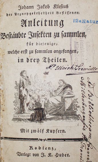 Große Abbildung Nr.1: 125-1644 Klesius,J.J.: (Zoologie, Insekten)