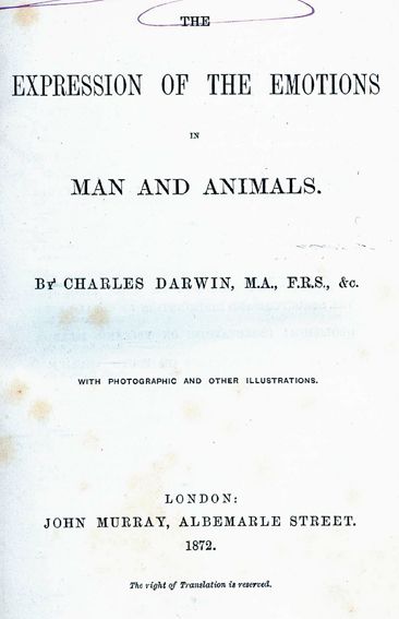 Große Abbildung Nr.1: 125-1665 Darwin,C.: (Verschiedene Gebiete - Varia, Anthropologie)
