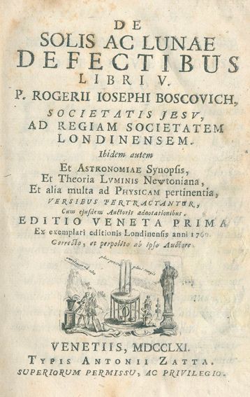 Große Abbildung Nr.1: 125-1670 Boscovich,R.J.: (Verschiedene Gebiete - Varia, Astronomie)