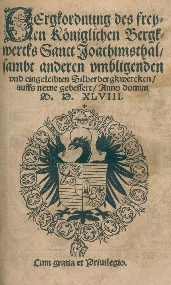 Große Abbildung Nr.2: 125-1683 Bergk Ordenung: (Verschiedene Gebiete - Varia, Bergbau)