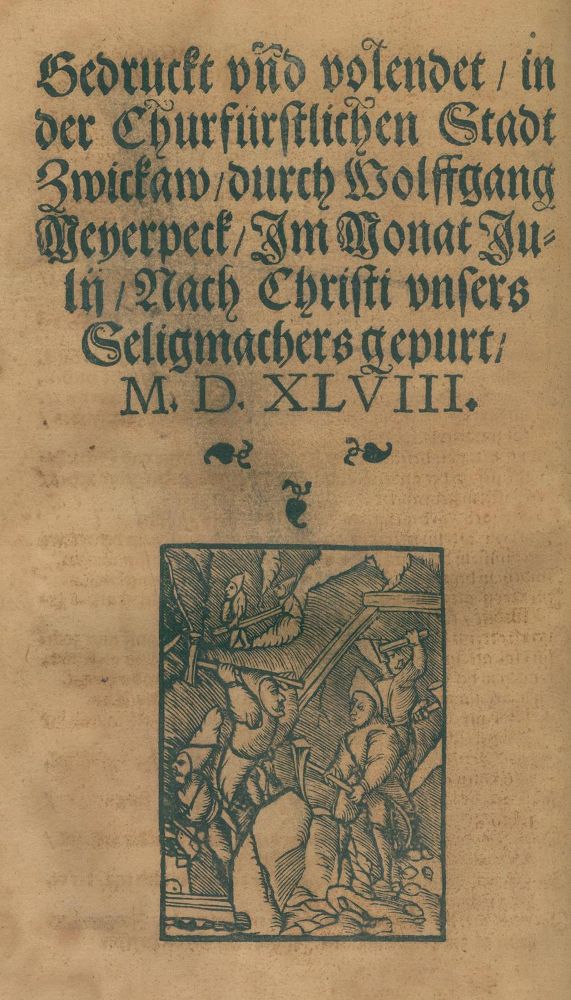 Große Abbildung Nr.3: 125-1683 Bergk Ordenung: (Verschiedene Gebiete - Varia, Bergbau)