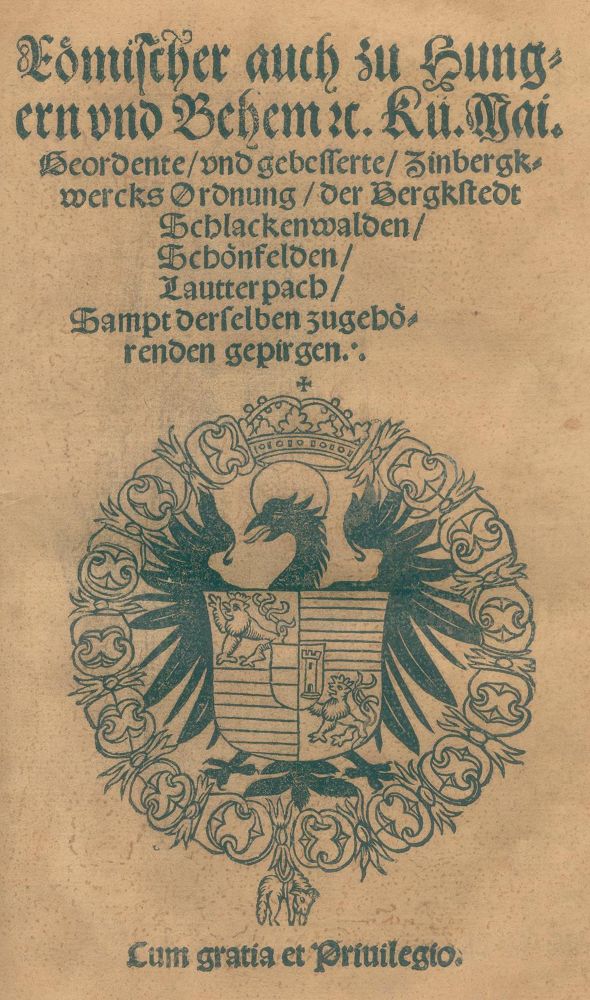 Große Abbildung Nr.4: 125-1683 Bergk Ordenung: (Verschiedene Gebiete - Varia, Bergbau)