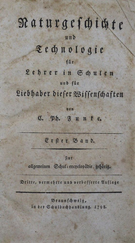 Große Abbildung Nr.1: 125-1696 Funke,C.P.: (Verschiedene Gebiete - Varia)