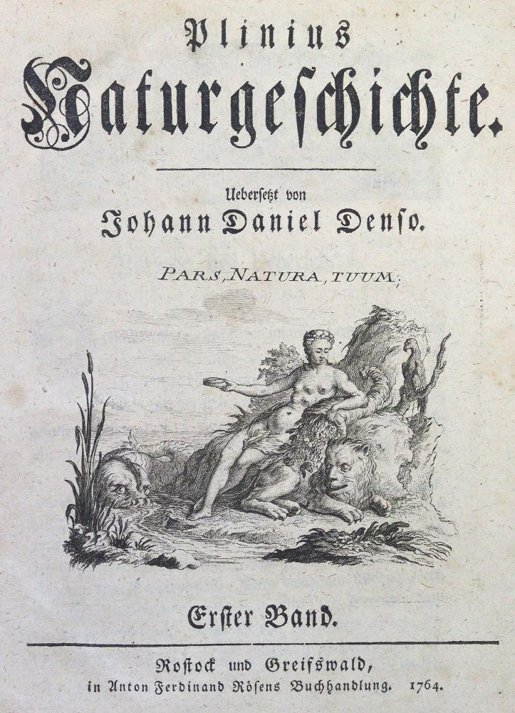 Große Abbildung Nr.2: 125-1723 Plinius (S.,G.).: (Verschiedene Gebiete - Varia)
