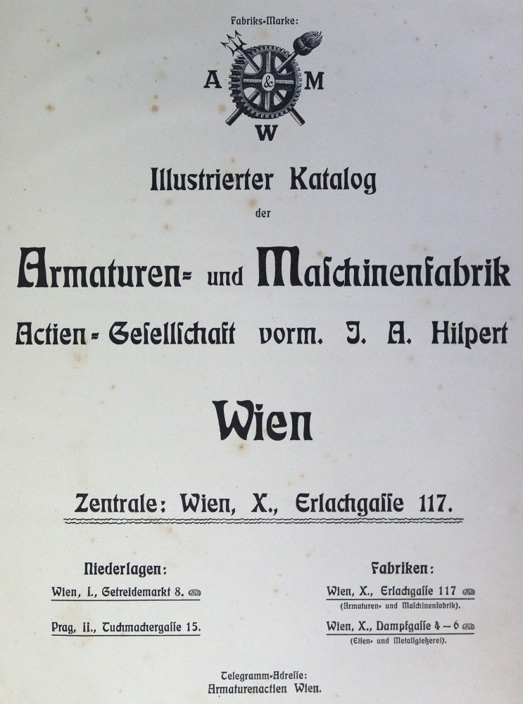 Große Abbildung Nr.1: 125-1726 Illustrierter Katalog: (Verschiedene Gebiete - Varia, Sanitärartikel, Hilpert)