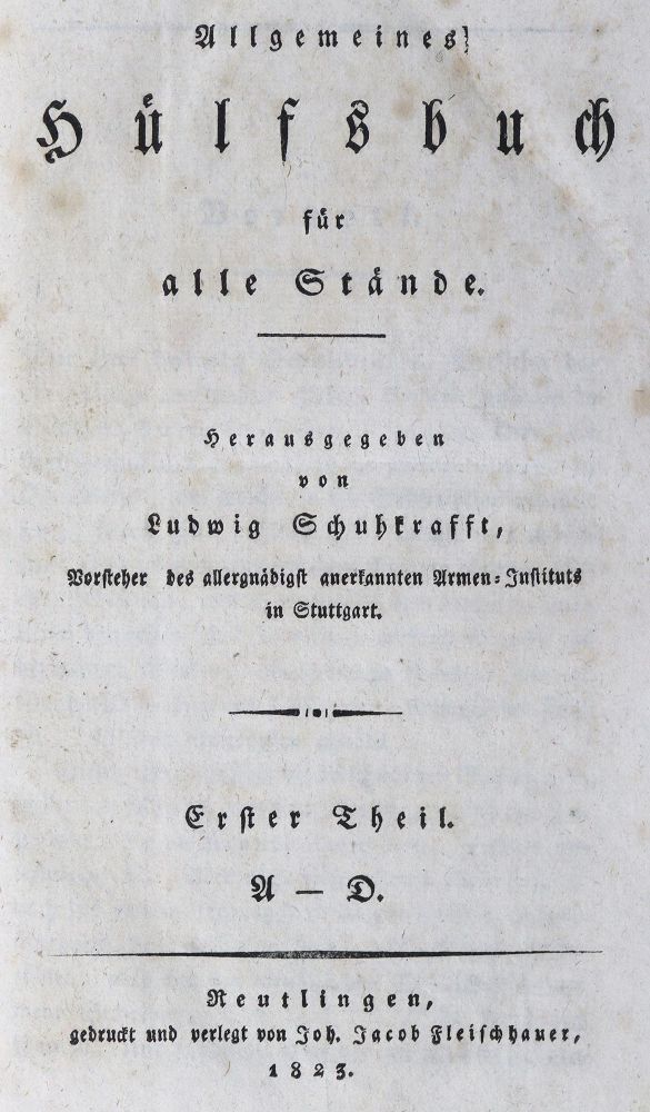 Große Abbildung Nr.1: 125-1727 Schuhkrafft,L.: (Verschiedene Gebiete - Varia)