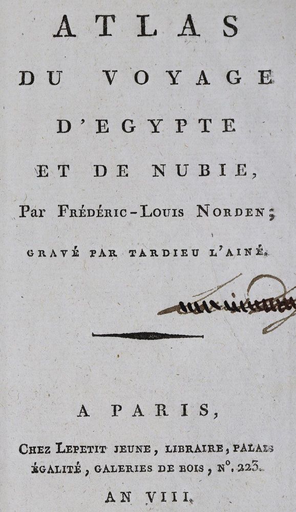 Große Abbildung Nr.1: 125-1741 Norden,F.L.: (Afrika, Ägypten)