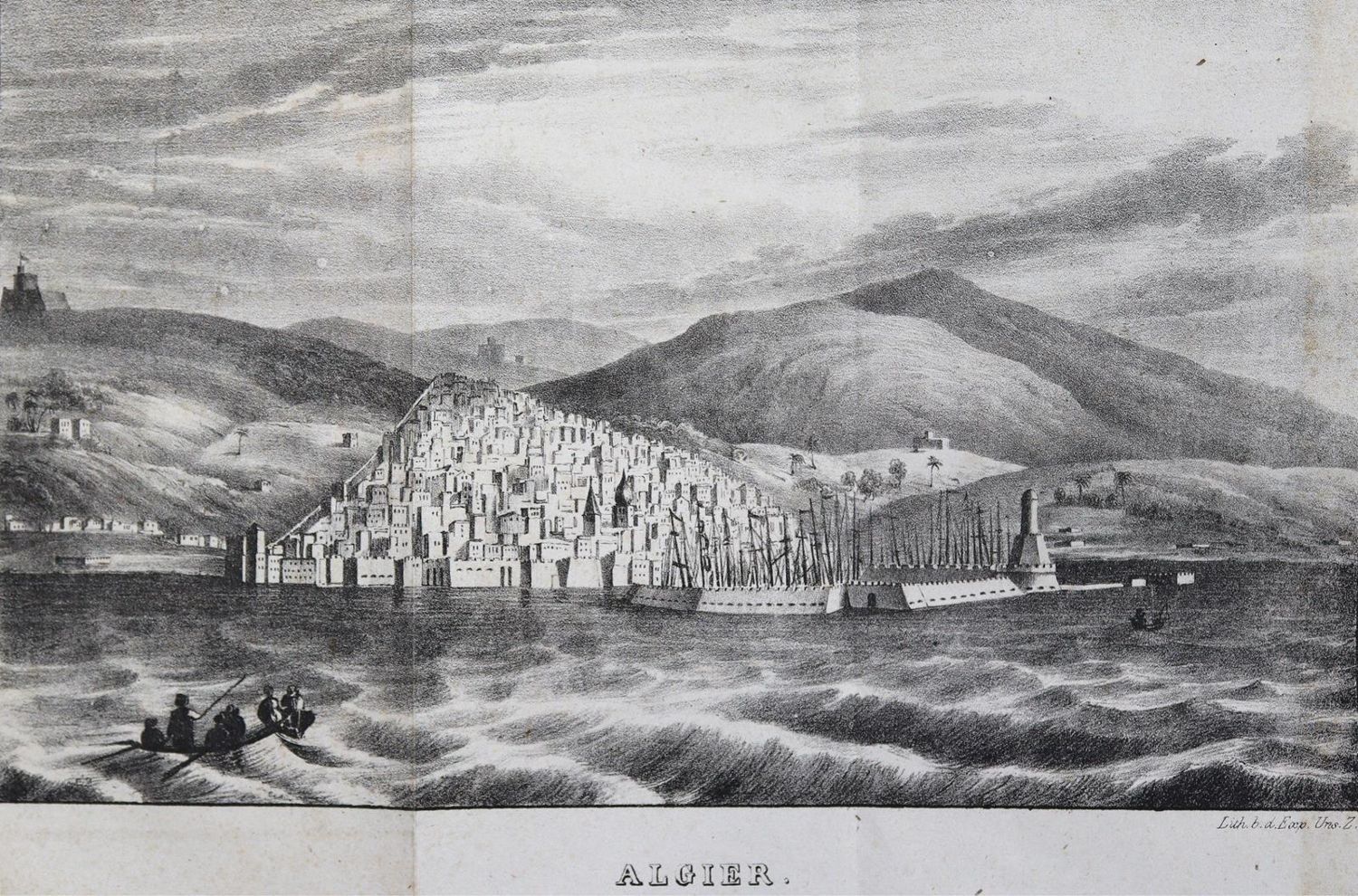 Große Abbildung Nr.1: 125-1742 Renaudot,M.: (Afrika, Algier)