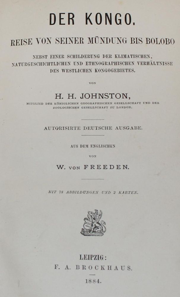 Große Abbildung Nr.2: 125-1744 Johnston,H.H.: (Afrika)