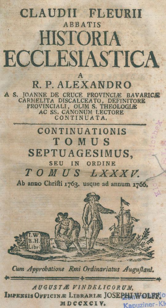 Große Abbildung Nr.1: 125-175 Fleury,C.: (Alte Drucke, Handschriften und Theologie)