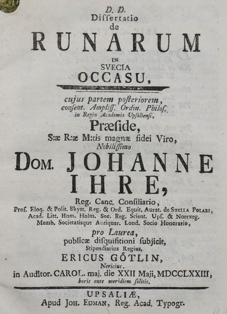 Große Abbildung Nr.2: 125-1767 Götlin,E.: (Arktis-Antarktis-Nordländer, Runen)