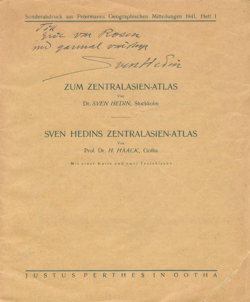 Große Abbildung Nr.1: 125-1775 Hedin, Sven,: (Asien)