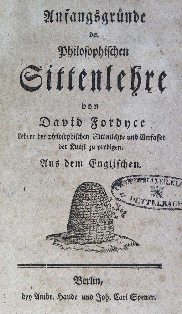 Große Abbildung Nr.1: 125-178 Fordyce,D.: (Alte Drucke, Handschriften und Theologie)