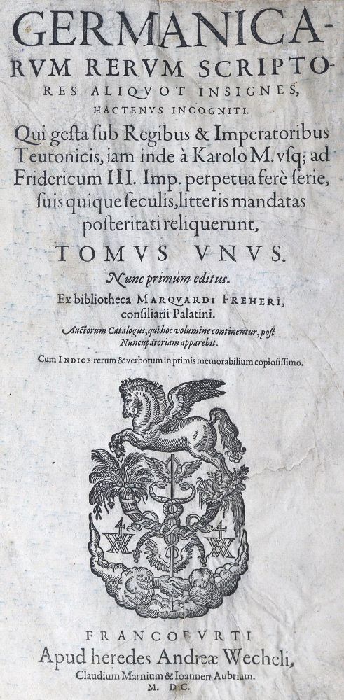 Große Abbildung Nr.1: 125-179 Freher,M.: (Alte Drucke, Handschriften und Theologie)