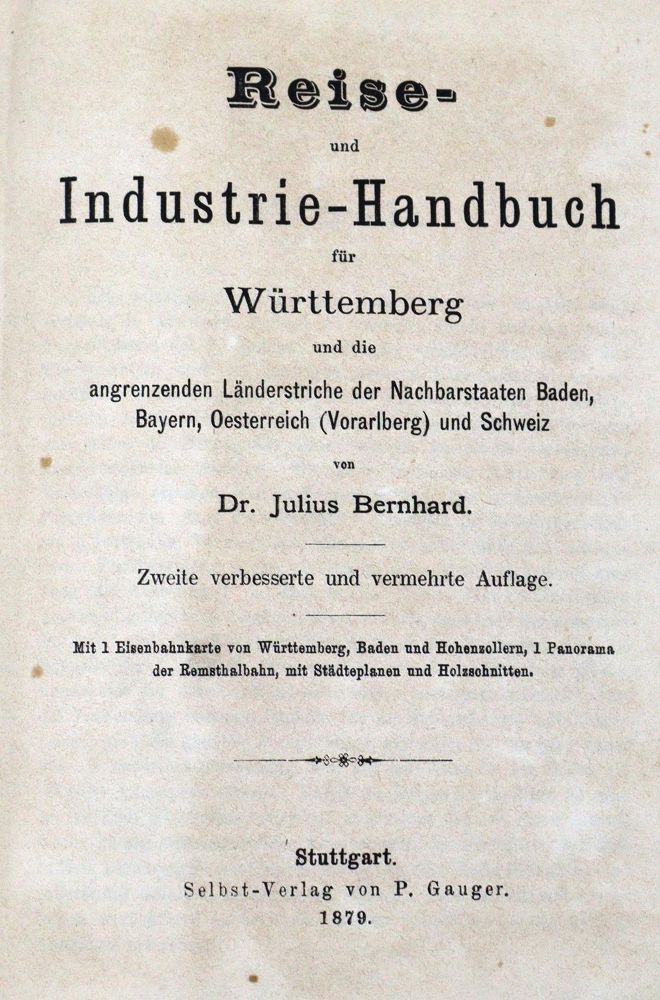 Große Abbildung Nr.2: 125-1792 Bernhard,J.: (Deutschland, Baden-Württemberg)