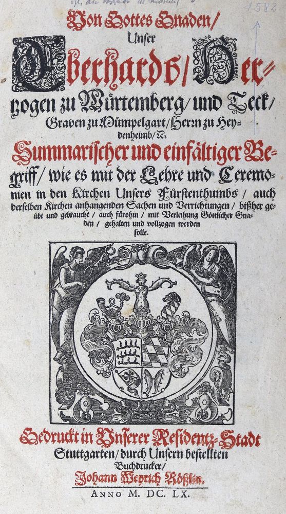 Große Abbildung Nr.1: 125-1796 Eberhard, Herzog von Württemberg.: (Deutschland, Baden-Württemberg)