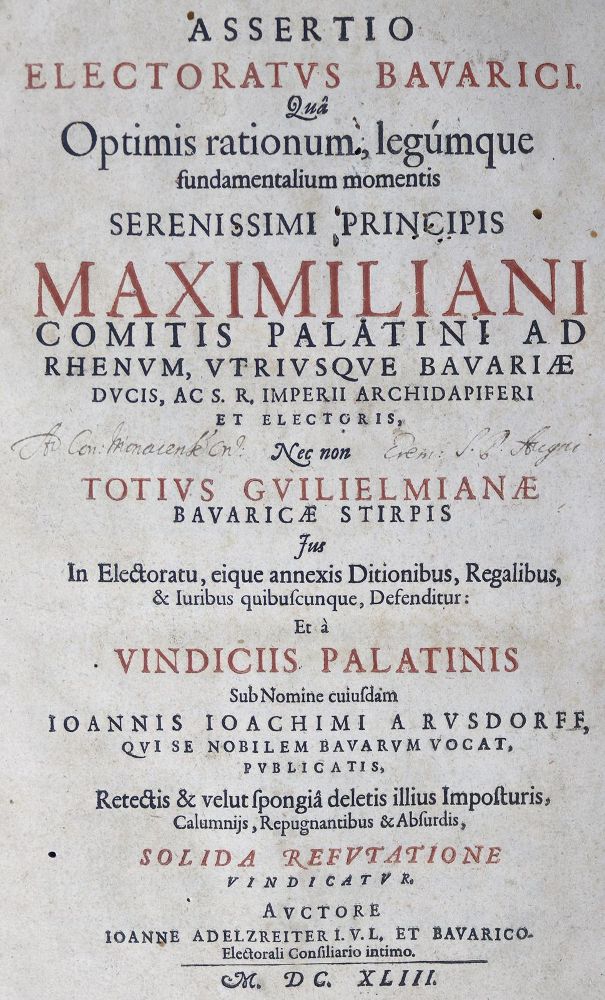 Große Abbildung Nr.1: 125-1802 Adelzreiter,J.: (Deutschland, Bayern)