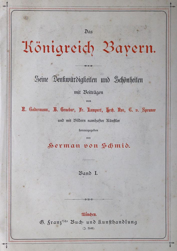 Große Abbildung Nr.2: 125-1810 Schmid,H.v. (Hrsg.).: (Deutschland, Bayern)