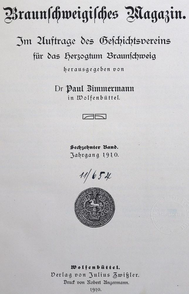 Große Abbildung Nr.3: 125-1819 Braunschweigisches Magazin: (Deutschland, Braunschweig)