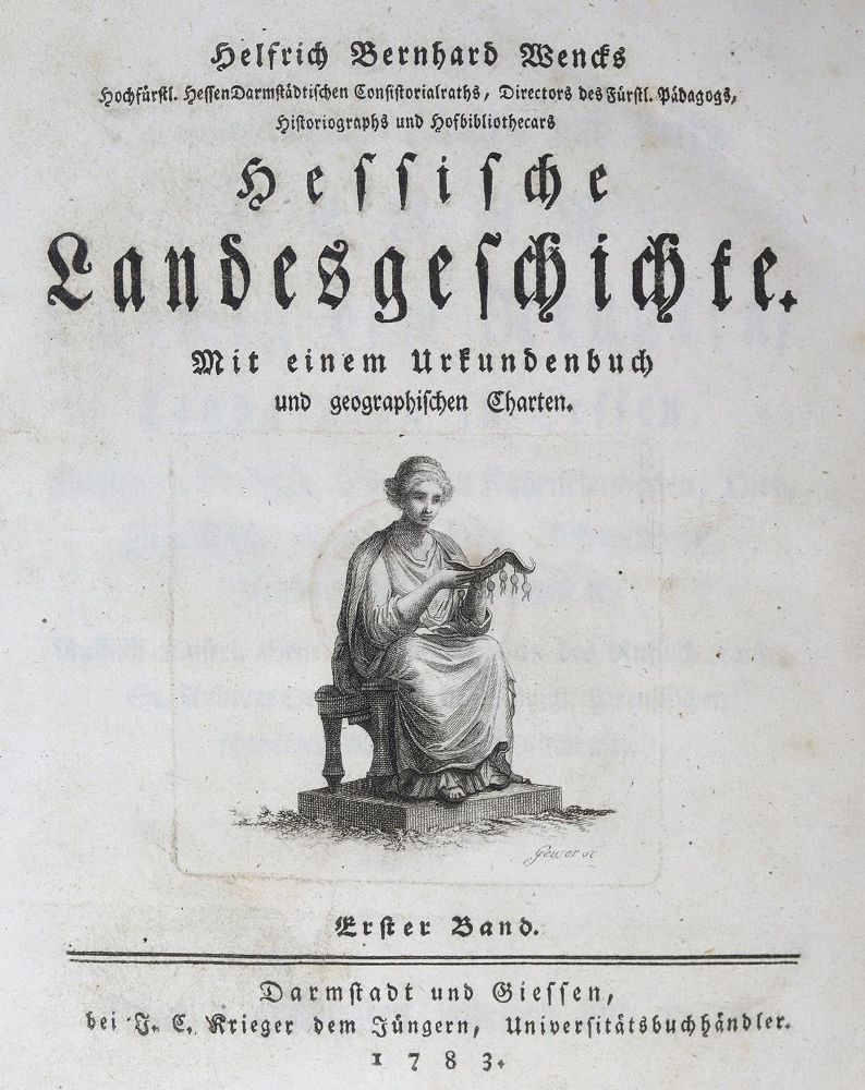 Große Abbildung Nr.1: 125-1850 Wenck,H.B.: (Deutschland, Hessen)