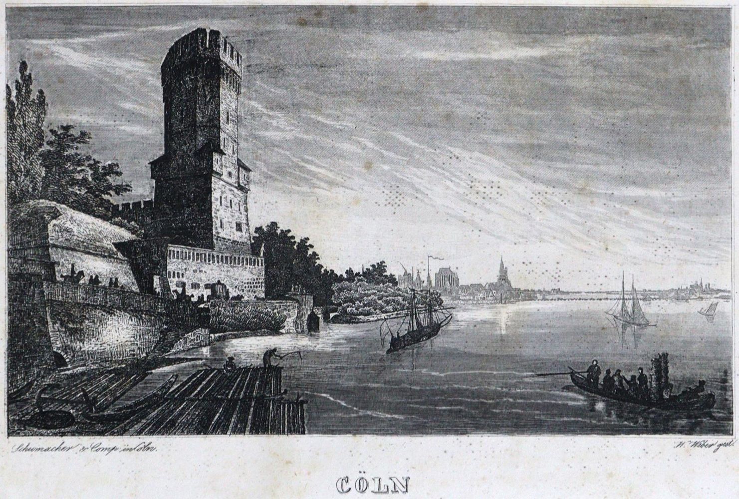 Große Abbildung Nr.1: 125-1855 Mering,F.E.v. u. L.Reischert.: (Deutschland, Köln)