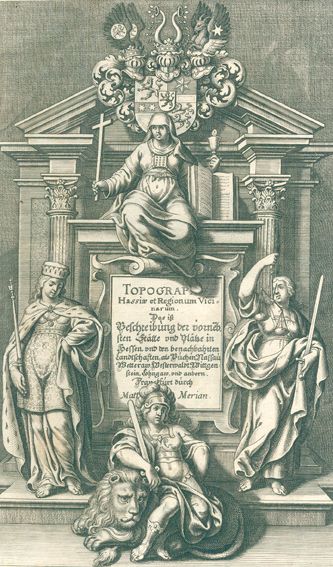 Große Abbildung Nr.1: 125-1870 Zeiller,M.: (Deutschland, Merian)