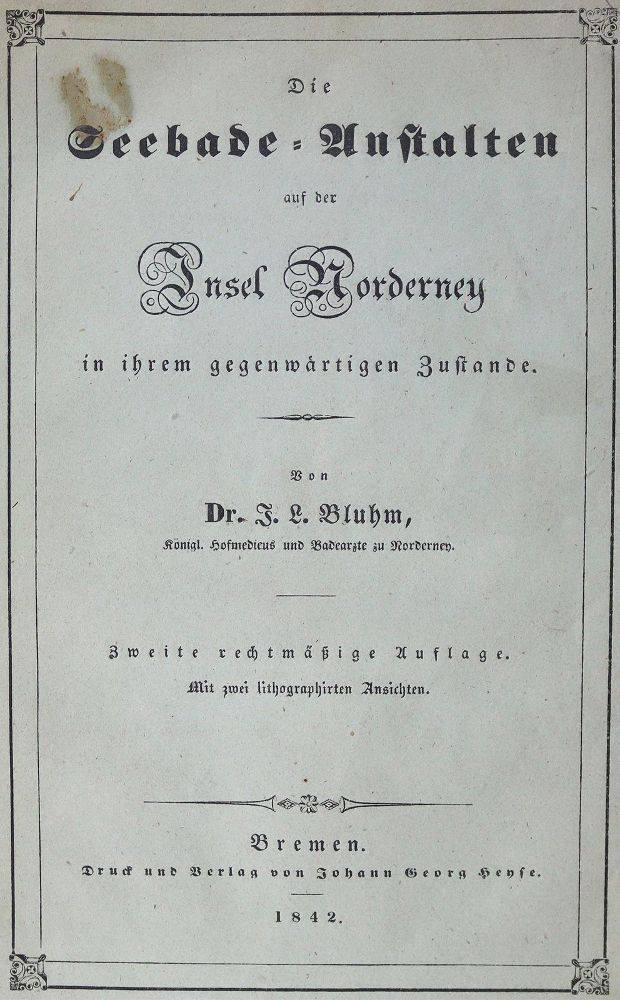 Große Abbildung Nr.1: 125-1873 Bluhm,J.L.: (Deutschland, Norderney)