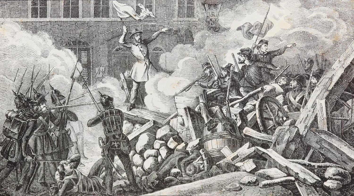 Große Abbildung Nr.1: 125-1892 Waldburger,J.: (Deutschland, Revolution 1848/49 - Vormärz - Politik)
