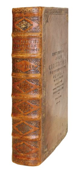 Große Abbildung Nr.1: 125-1907 Ludewig, Johann Peter von.: (Deutschland, Sachsen-Weißenfels (1682-1736), Christian von, Einband)