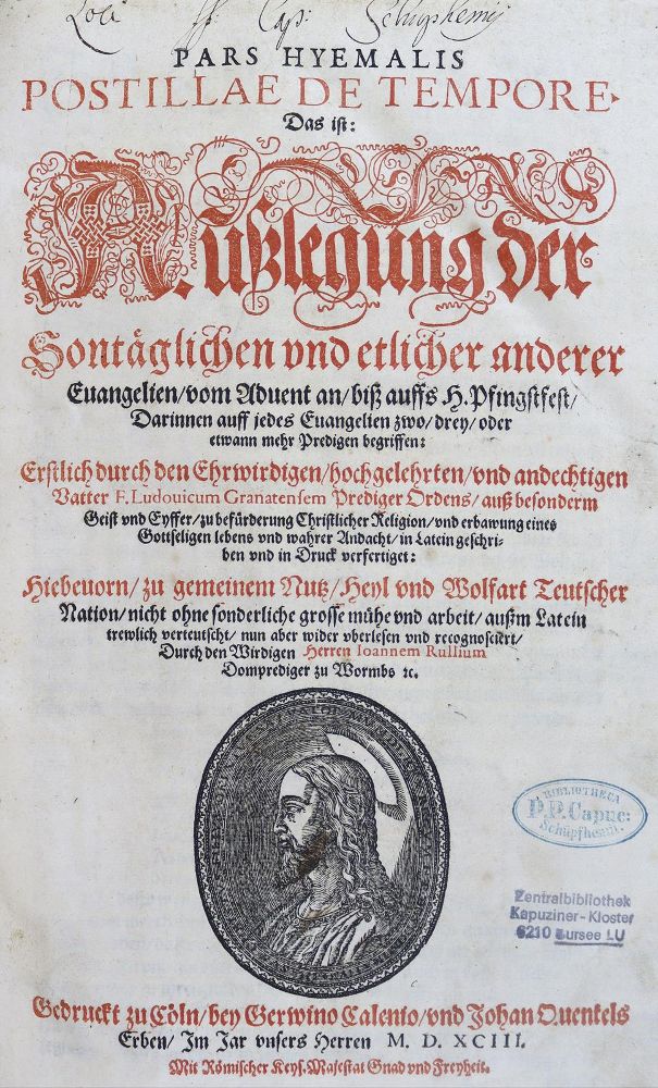 Große Abbildung Nr.1: 125-191 Granada, Luis de.: (Alte Drucke, Handschriften und Theologie)