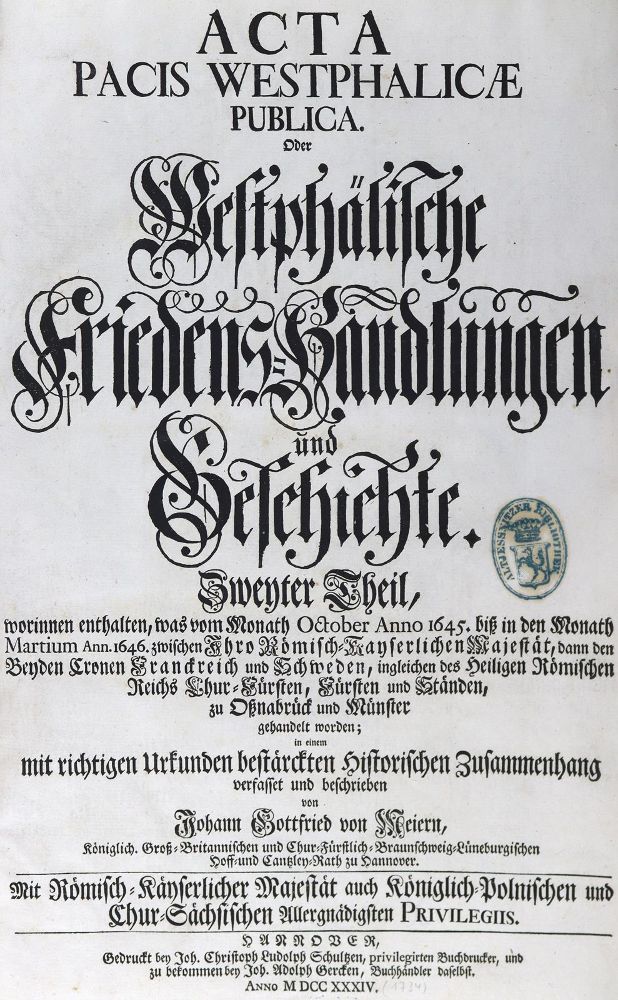 Große Abbildung Nr.1: 125-1923 Meiern,J.G.v.: (Deutschland, Westfalen)