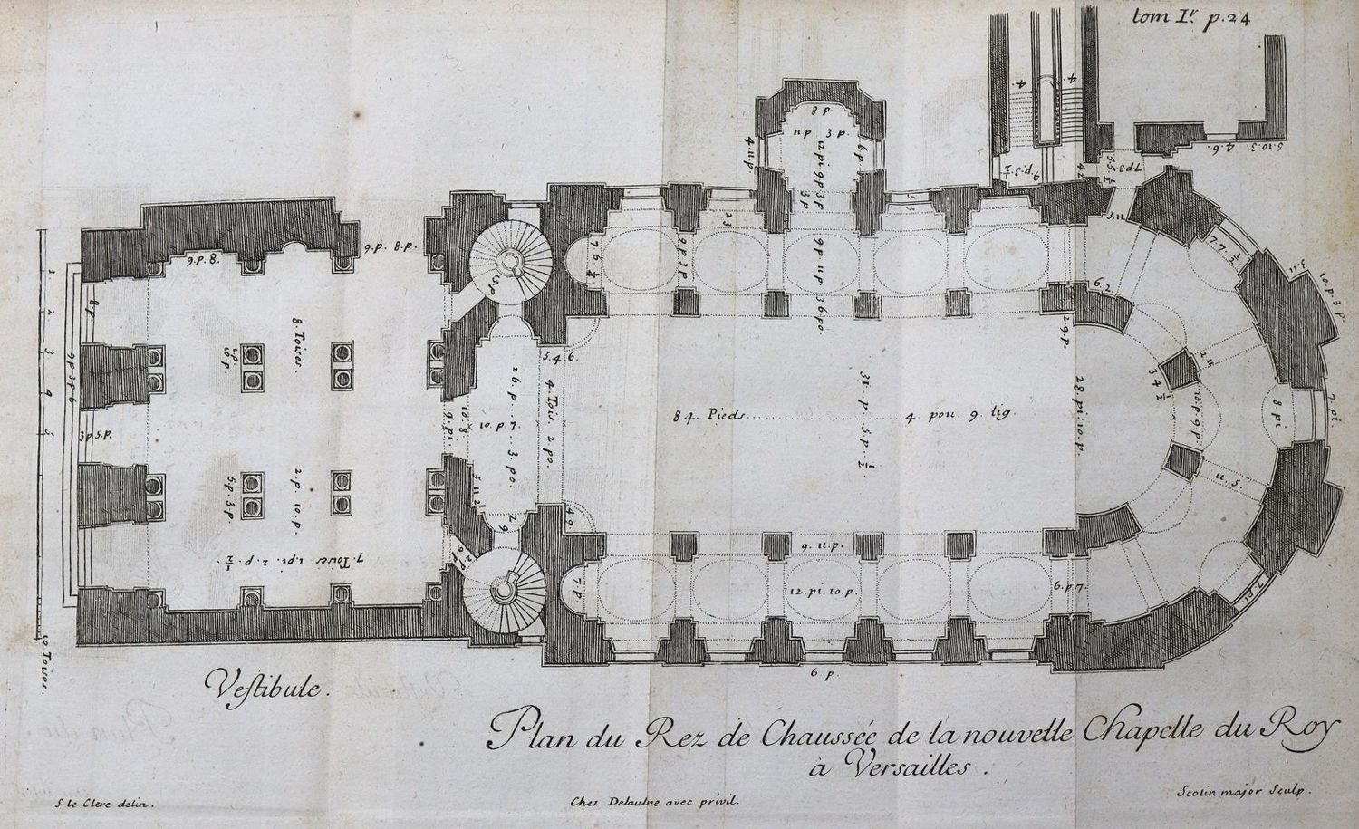 Große Abbildung Nr.3: 125-1947 Piganiol de la Force,J.-A.: (Frankreich, Versailles)