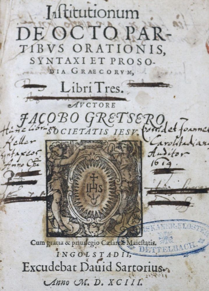 Große Abbildung Nr.1: 125-195 Gretser,J.: (Alte Drucke, Handschriften und Theologie)