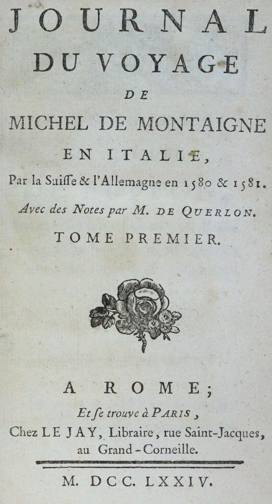 Große Abbildung Nr.1: 125-1954 Montaigne,M.de.: (Italien)