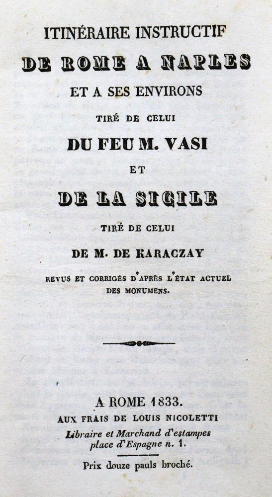 Große Abbildung Nr.3: 125-1969 Vasi,M. u. (F.)de Karaczay.: (Italien)